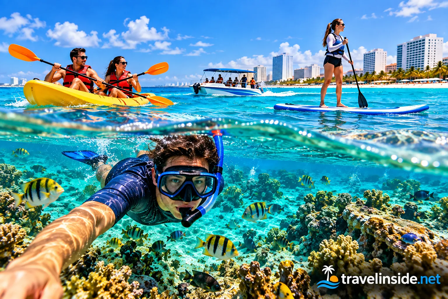 Cancun Water Activities: Snorkeling, Swimming, Kayaking & More 2 Cancún Water Adventures